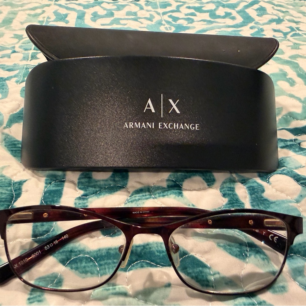 Armani Exchange Tortoise Shell Glasses